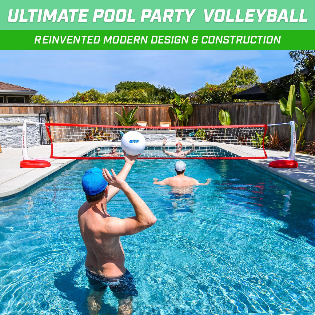 GoSports Splash Net PRO Pool Volleyball Net | Includes 2 Water Volleyballs and Pump Volleyball playgosports.com 