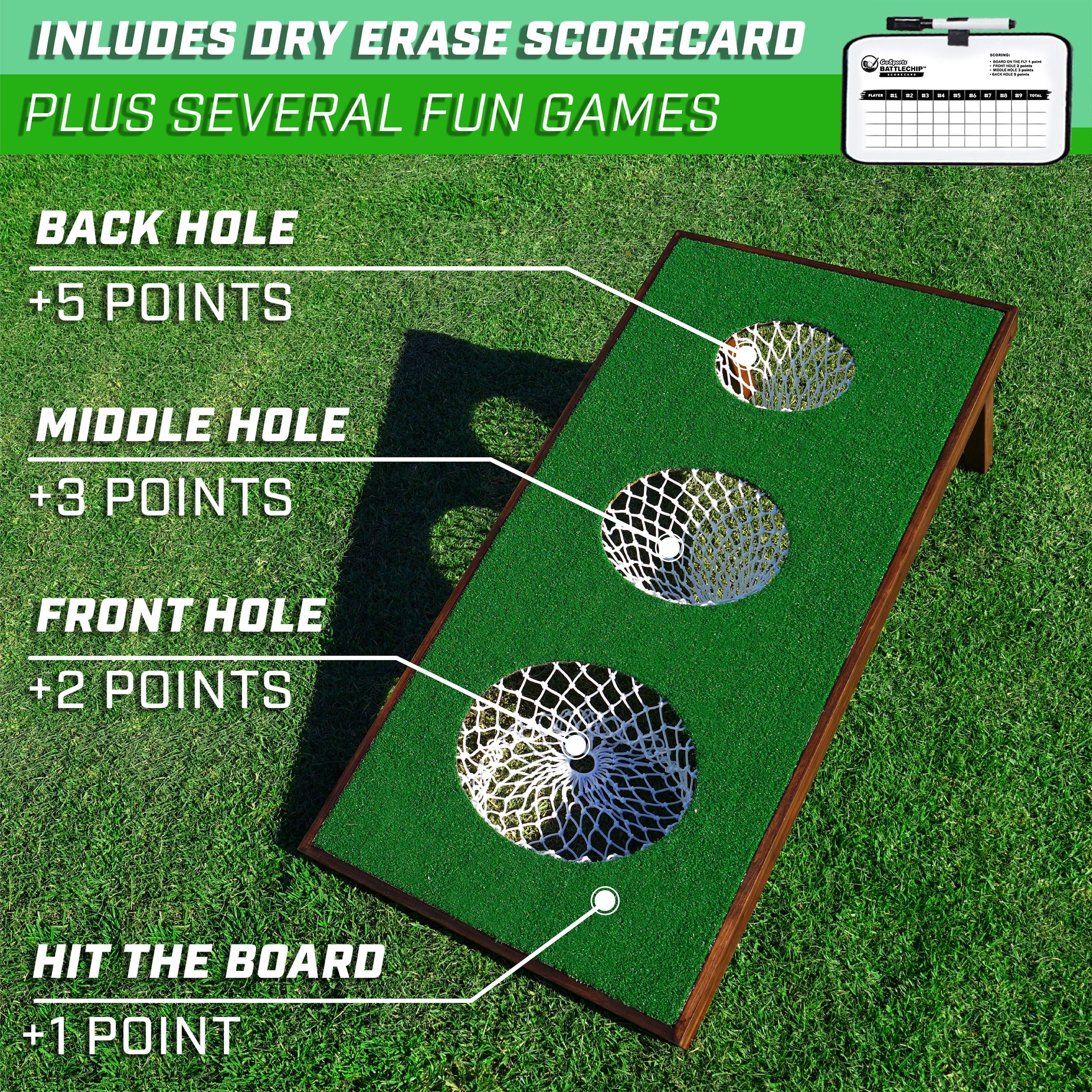 GoSports BattleChip Vertical Challenge Backyard Golf Cornhole Game, Fun New  Cornhole Chipping Game for All Abilities