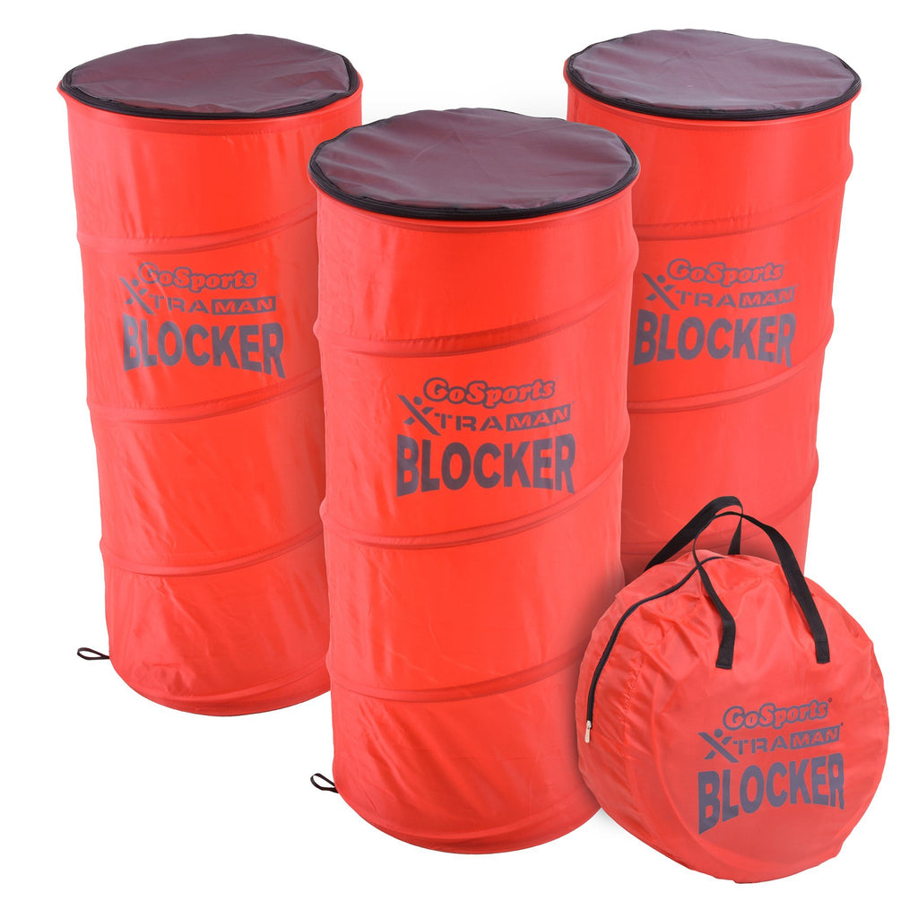 GoSports XTRAMAN Blocker Pop-Up Defenders 3 Pack - Safely Simulate Defenders for All Major Sports - Basketball, Soccer, Football and More Xman playgosports.com 
