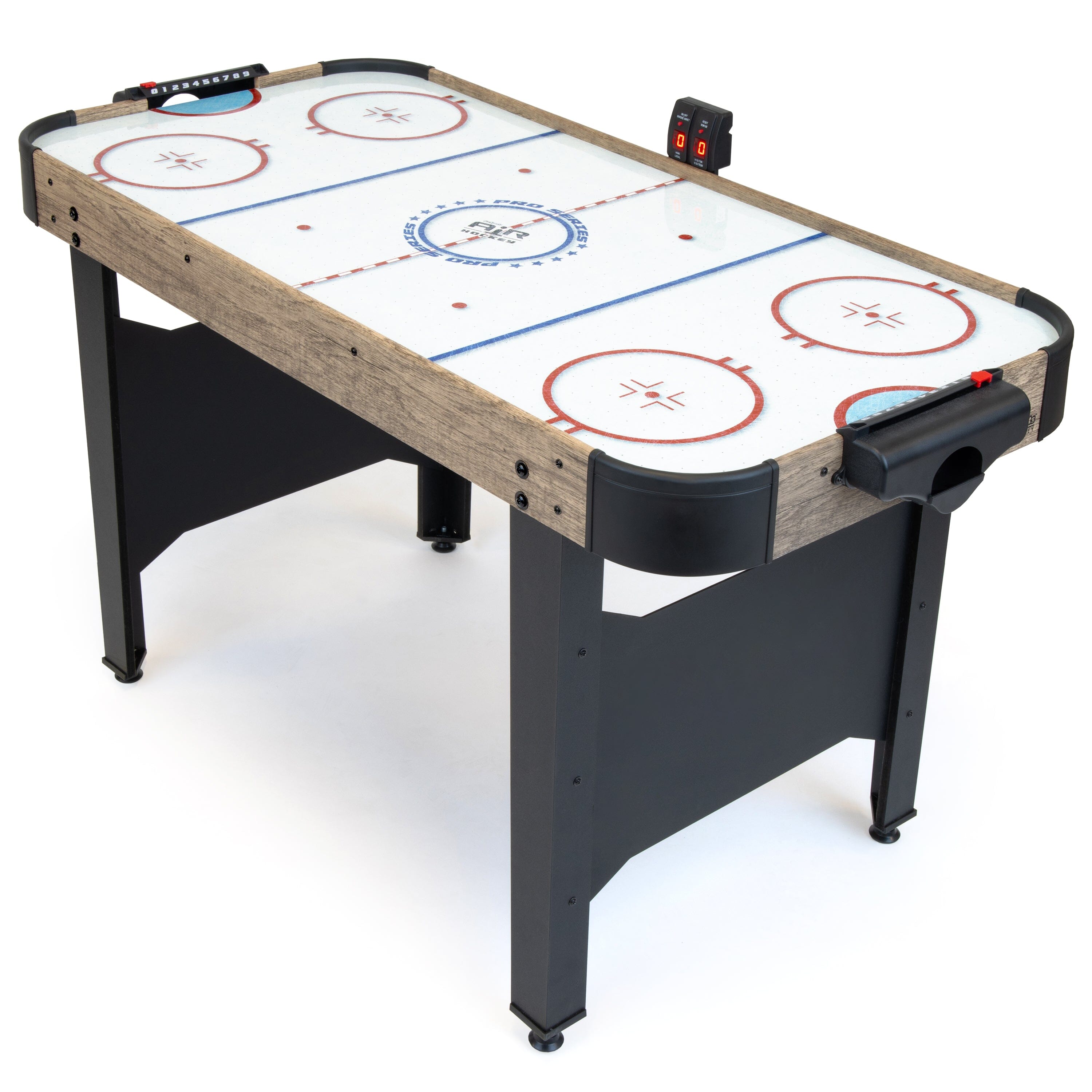 the air hockey table