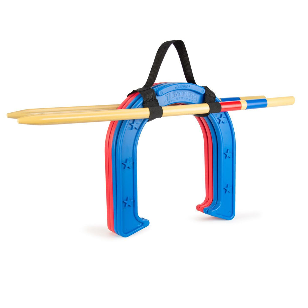 GoSports Giant Horseshoes Set | Made from Durable Plastic with Wooden Stakes Horseshoes playgosports.com 