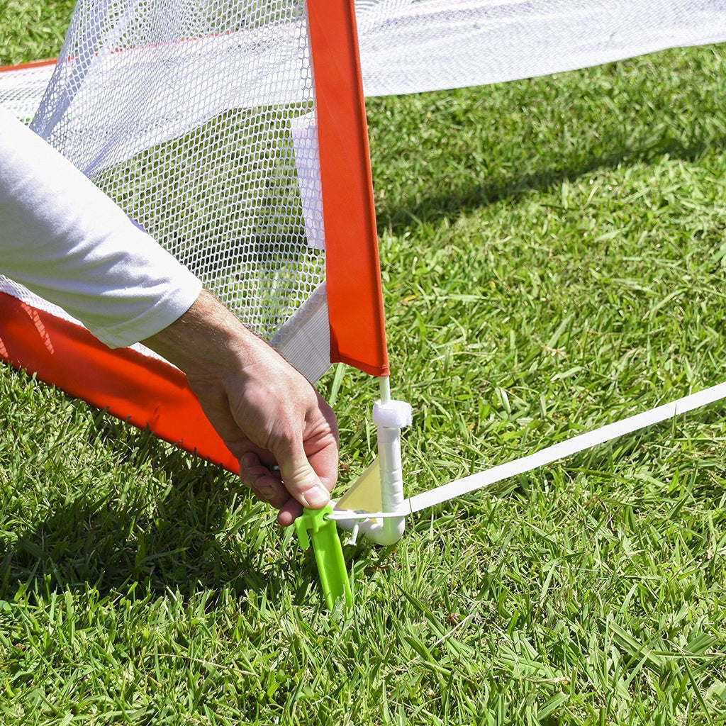 GoSports 4 Foot Portable Pop Up Soccer Goals for Backyard - Kids & Adults - Set of 2 Nets with Agility Training Cones and Carrying Case Soccer Goal playgosports.com 